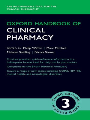 cover image of Oxford Handbook of Clinical Pharmacy